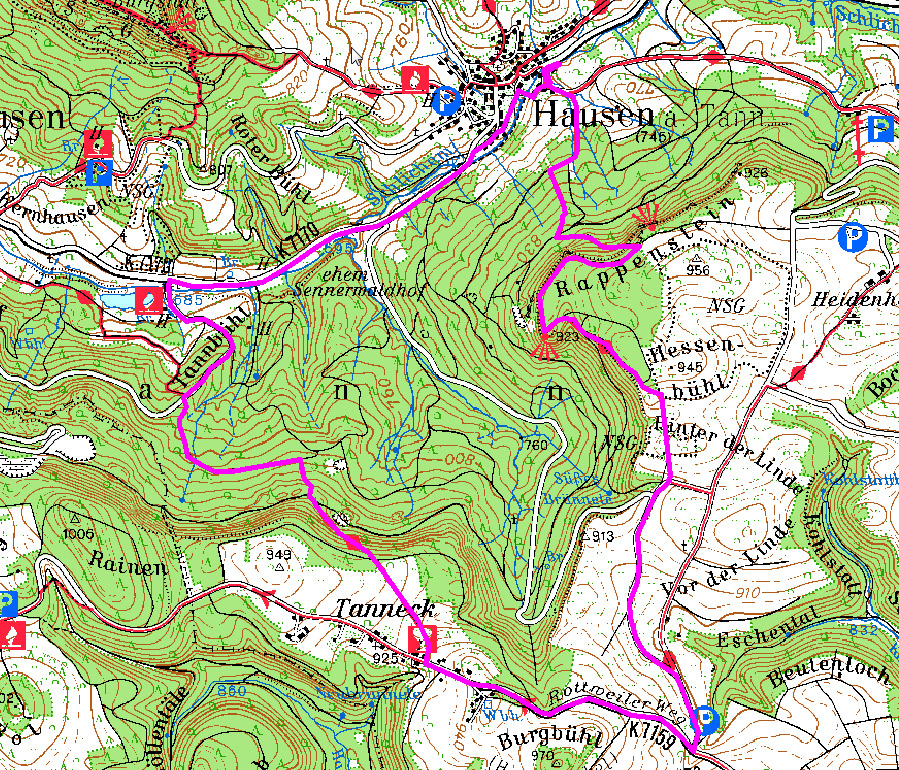 Schlichemwanderweg Hausen nach Ratshausen