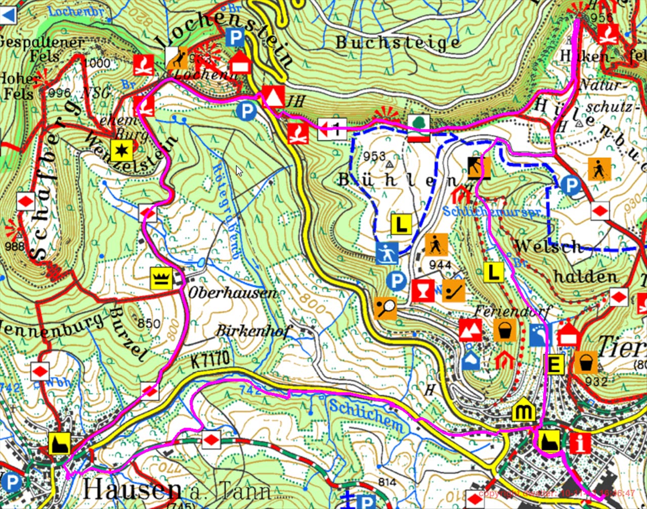 Schlichemwanderweg Interstuhl