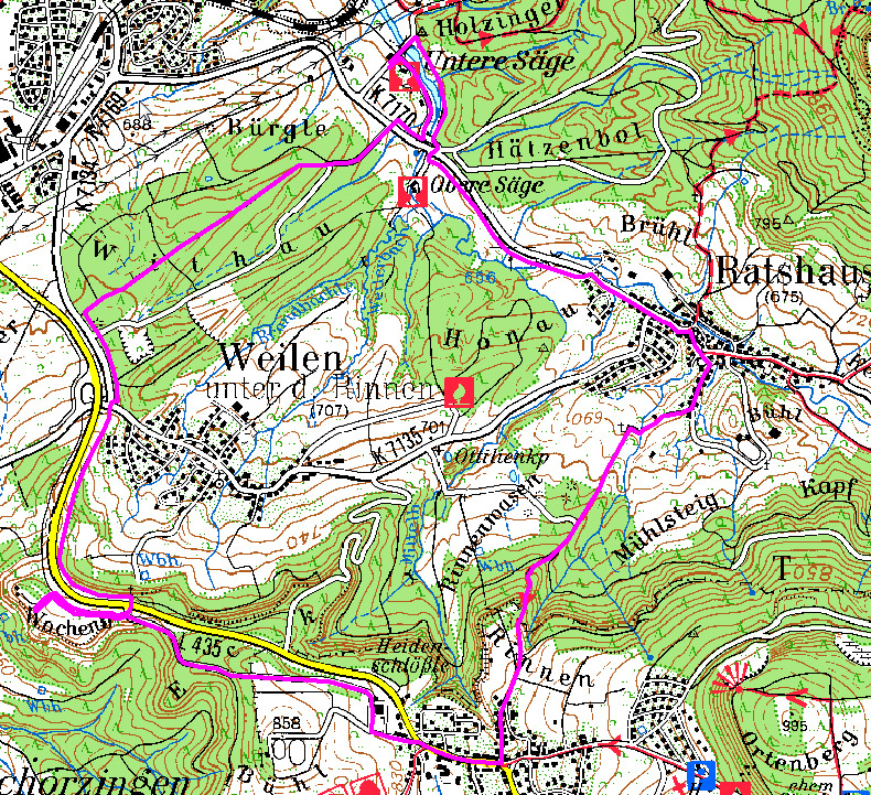 Schlichemwanderweg Vorsee - Deilingen